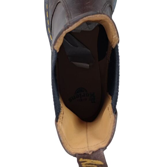 Dr. Martens 2976 BEX Crazy Horse Chelsea Boot, Dark Brown Mens Size 11 - Picture 9 of 12